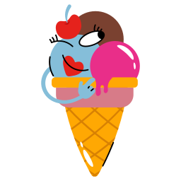 cucurucho de helado icono