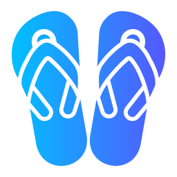 Flip flops icon