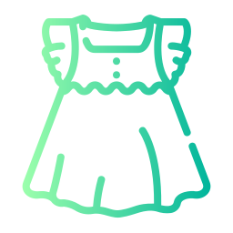 Baby clothes icon