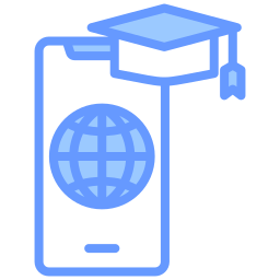 educazione mobile icona