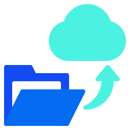 fichier cloud Icône