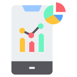 mobiele analyses icoon