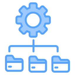 gestión de datos icono