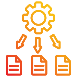 gestión de datos icono