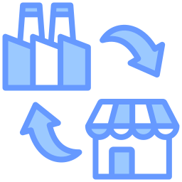 Supply chain icon