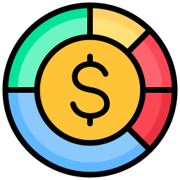 cuota de mercado icono