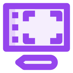 tableta gráfica icono