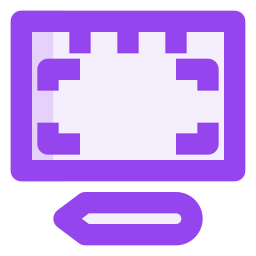 Graphic tablet icon