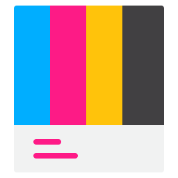 palette de couleurs Icône