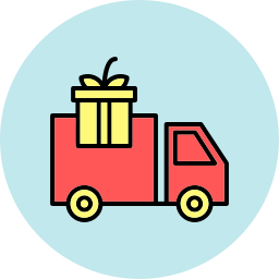 Delivery courier icon