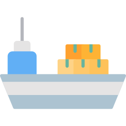 Cargo ship icon