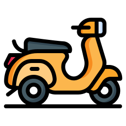 vespa-scooter icoon