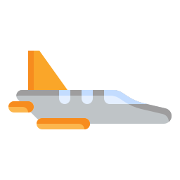 Private jet icon