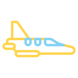 Private jet icon