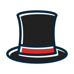 Top hat icon