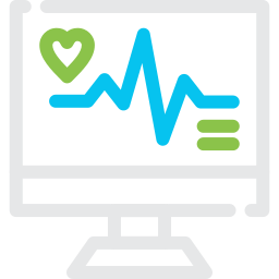monitor de corazón icono