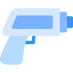thermometer-pistool icoon