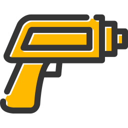 Термометр-пистолет иконка