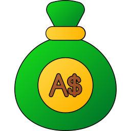 Australian dollar icon