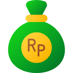 indonesische rupiah icon