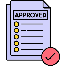 Approved data icon