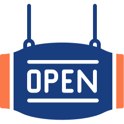 tablero abierto icono