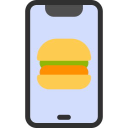 nourriture en ligne Icône
