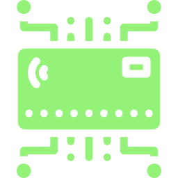 tarjeta electrónica icono