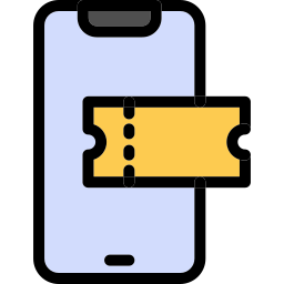 Online ticket icon