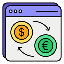 Money exchanger icon