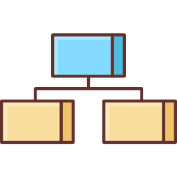 Hierarchical structure icon