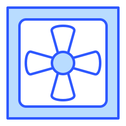 extractor de aire icono