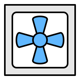wentylator wyciągowy ikona