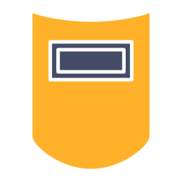 Welding mask icon