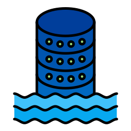 Data lake icon