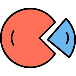 diagramme circulaire Icône