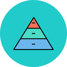 piramidediagram icoon
