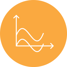 Wave chart icon