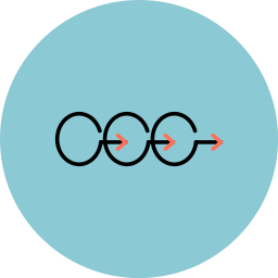 gráfico de processo Ícone