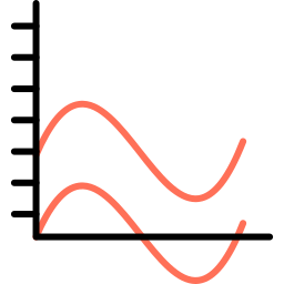Волновой график иконка