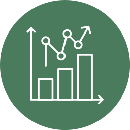 Statistical chart icon