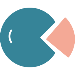 cirkeldiagram icoon