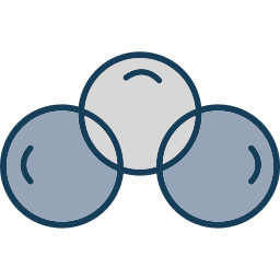 Overlapping circles icon