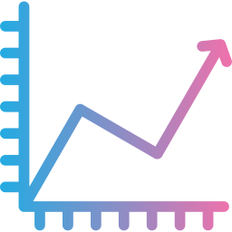 Line chart icon