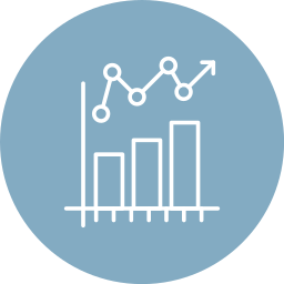 Statistical chart icon