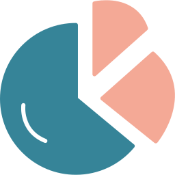 cirkeldiagram icoon