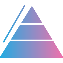 피라미드형 차트 icon