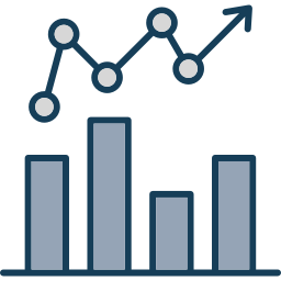 diagramme à bandes Icône