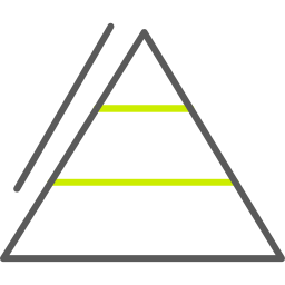 Пирамидальная диаграмма иконка