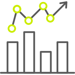 diagramme à bandes Icône